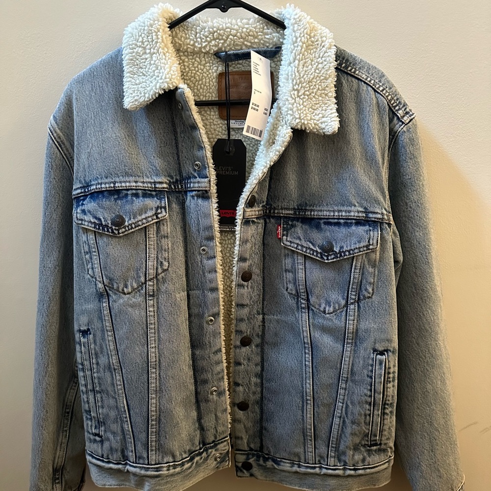 Levi’s x Urban Outfitters Sherpa Denim Jacket Men’s S - Brand New with Tags